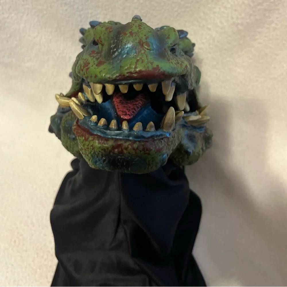 Green and Blue Reptile Habitat Accessory Dinosaur